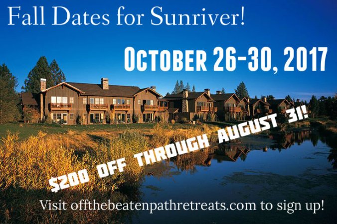 $200 Off Fall Dates--SunRiver Resort Building and River